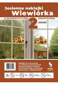 Kunke Naklejki jesienne Wiewi�rka 2 szt