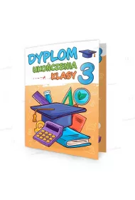 LearnHow Dyplom skadany A4 ukoczenia 3 klasy - Biret 5 szt.