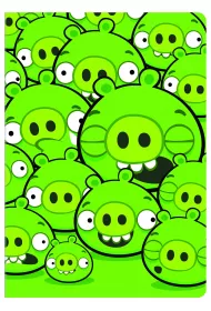 Interdruk Zeszyty A5 Angry Birds kratka 96 kartek