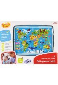 Zabawka edukacyjna Moja pierwsza mapa B/O 35x5x27 SMILY PLAY SP98303