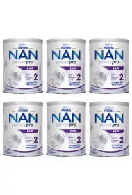 Nestle NAN EXPERTpro HA 2 Mleko nastpne dla niemowlt po 6 miesicu Zgrzewka 6 x 800 g