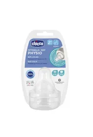 Chicco Physio Smoczek antykolkowy na butelk� przep�yw �redni 2 m+