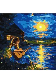 Ideyka Malowanie po numerach - D�wi�ki w ciemno�ci 40x40cm