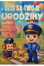 Yeku Karnet Urodziny ch�opiec policjant