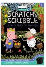 Kolorowe Baloniki Zdrapywanki Mini Scratch & Scribble Zwierz�ta