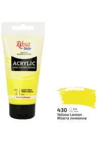 Rosa Farba akrylowa lemon yellow 430 75ml