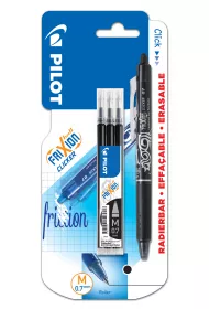 Pilot Pi�ro kulkowe Frixion Clicker czarne + wk�ady 0,7 mm