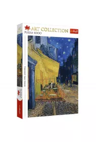 Puzzle 1000 Taras kawiarni w nocy TREFL