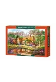 Puzzle 3000 el. Twilight at Woodgreen Pond Castorland