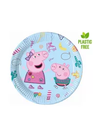 Talerzyki papierowe �winka Peppa 23 cm 8 szt.