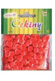 Aliga Cekiny 8mm 10g czerwone WMT-108