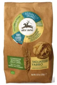 Alce Nero Makaron z p�askurki gniazda tagliatelle 250 g Bio