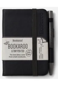 If Bookaroo Notatnik A7 z d�ugopisem - czarny
