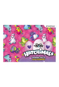 Blok rysunkowy A4/20k bia�y Starpak Hatchimals A 20