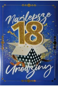 Karnet Urodziny 18