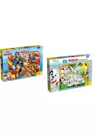 Puzzle dwustronne 60 el. Klasyka Disney Lisciani