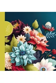 Fresh Notatnik ozdobny Flora 100x100mm, kratka 48 kartek