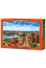 Puzzle 1000 el. Aearial View Of Wroclaw, Poland CASTORLAND  C-105526-2