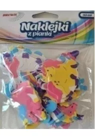 Brewis Naklejki z pianki jednoro�ec 28 szt.