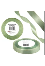 Brewis Wst��ka satynowa 25mm szarozielona 32 m