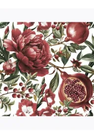 Serwetki DAISY Lunch SD 330x330 Kwiaty czerwone 043201