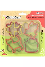 Foremki do modelowania ciastoliny 8 szt ChildGen