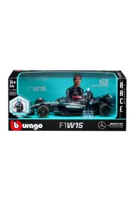 Race Formula Mercedes W15 W/ Figure 1:24 Bburago