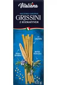 NaturaVena Paluszki chlebowe Grissini z rozmarynem 125 g