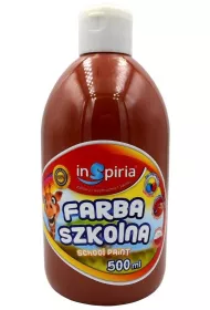 InSpiria Farba szkolna br�zowa 500 ml