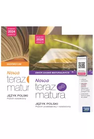 Pakiet NOWA Teraz matura. J�zyk polski. Vademecum, Zbi�r zada� maturalnych. Zakres podstawowy i rozszerzony. Do matury 2024