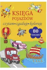 Ksi�ga pojazd�w. Czytam, zgaduj�, koloruj�