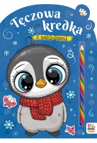 T�czowa kredka. Pingwin