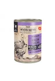 Wiejska Zagroda Karma mokra dla kota Kurczak z kaczk (dorosy) 400 g