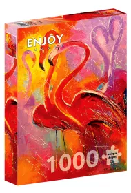 Puzzle 1000 el. Flamingi G3