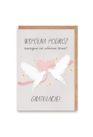 Cardie Kartka �lubna Go��bie, eko koperta