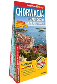 Chorwacja i Czarnog�ra mapa wybrze�a 1:300 000 laminat 2023