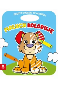 Maluch koloruje. Piesek