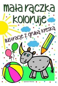 Ma�a r�czka koloruje Ilustracje z grub� kresk�
