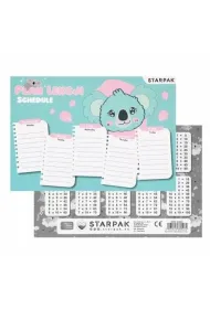 Starpak Plan lekcji z tabliczk� mno�enia Koala 25 szt.
