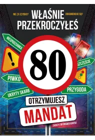 Armin Style KARNET URODZINY 80 B6 Z KOP AS GM-1277 FOL