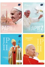 Interdruk Zeszyt A5 Jan Pawe� II/ Papie� Franciszek kratka 32 kartki 10 szt.