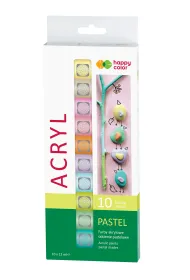 Happy Color Farby akrylowe pastelowe 12x12ml