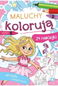 Malowanka 165X240 Maluchy koloruj�. Wr�ki i ksi�niczki  NAKLEJKI SKRZAT 071184
