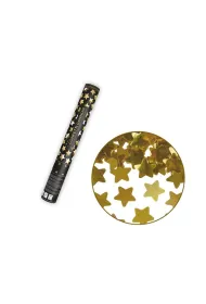 PartyDeco Tuba z gwiazdkami z�oty 40cm