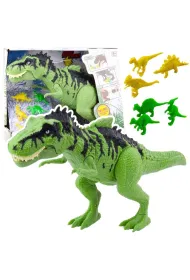 Dinozaur z ma�ymi figurkami ruchomy i z d�wi�kiem