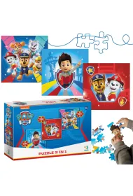 Puzzle 3w1 (25+36+54 el.) Paw Patrol Dodo