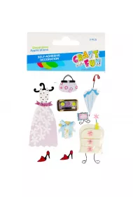 Craft with Fun Ozdoba naklejki garderoba