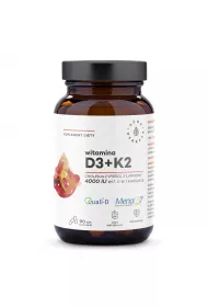 Aura Herbals Witamina D3 4000IU K2100Mcg - suplement diety 90 kaps.