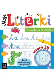 Moje literki. Ksika z rowkami. Wzory 3D