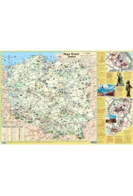 Polska. Mapa dla dzieci w tubie